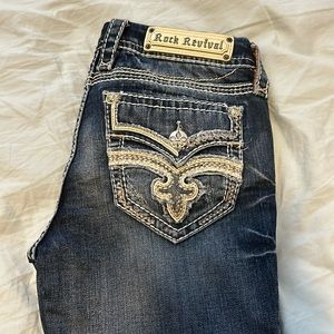 Women’s Rock Revival Skinny Jean, Size 28x29